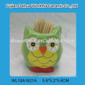 Hand Painting Apple Ceramic Toothpick Holder